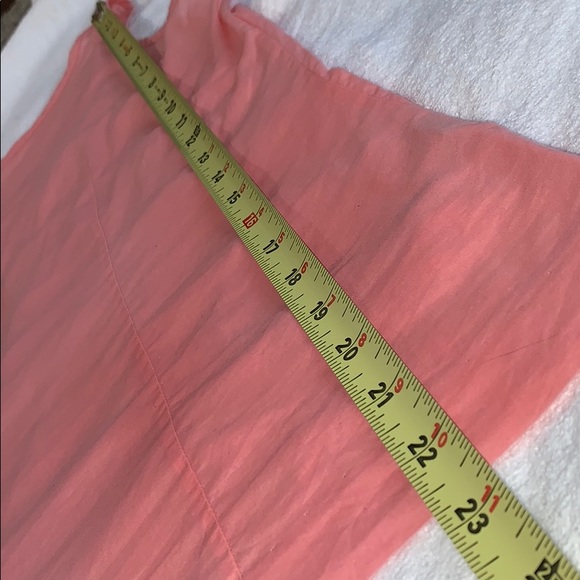 ✓J. Crew EUC top size 0 ruffles coral - Picture 7 of 10